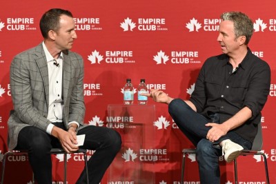 Damien Steel and Fred Lalonde at the Empire Club of Canada