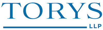 Torys LLP logo in light blue