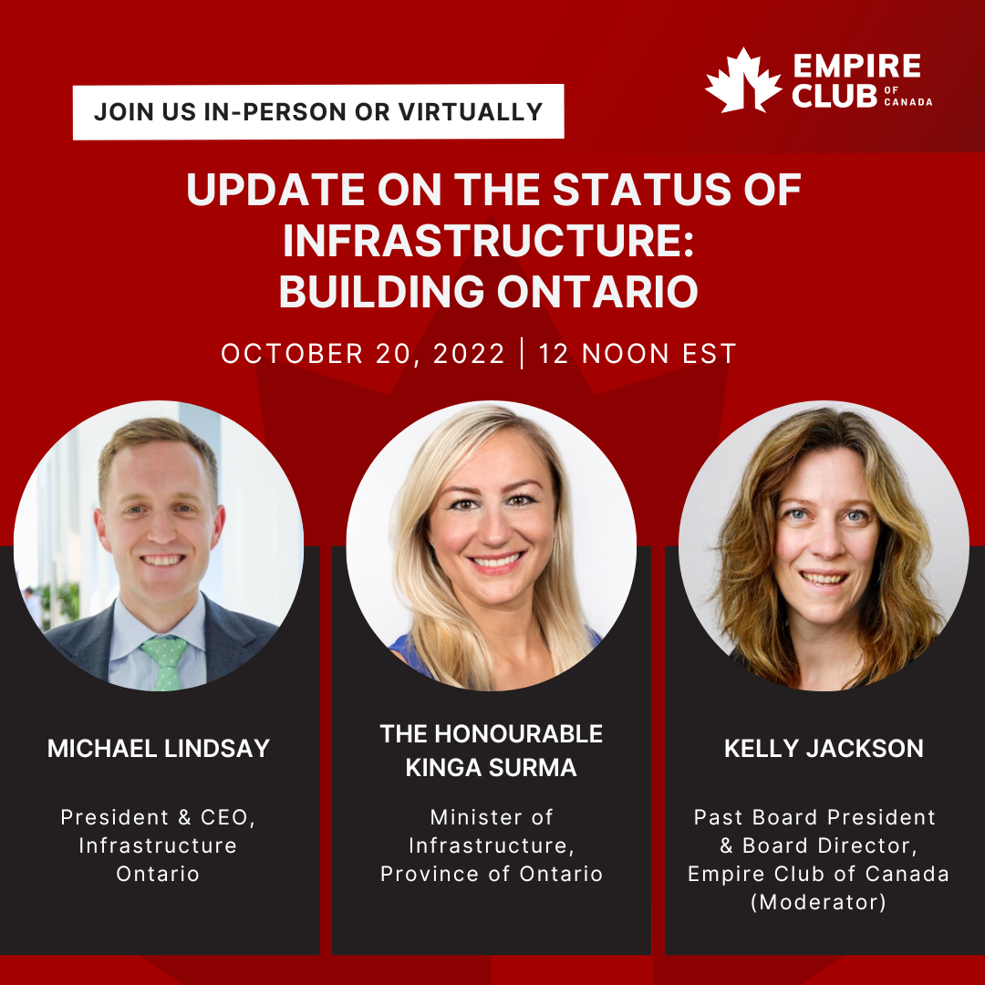 update-on-the-status-of-infrastructure-in-ontario-empire-club-of-canada